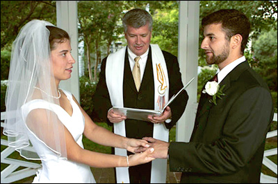 Rev. Dan and Wedding Couple